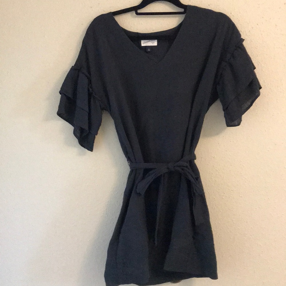 dark grey dress